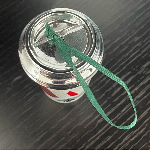 JUST IN Starbucks Holiday 2016 Cup Ornament Vintage Collectible Penguin Metallic - Picture 5 of 7